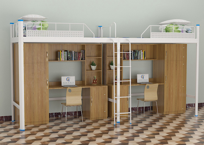 宿舍连体公寓床功能性强且厂家直销价，不心动吗？