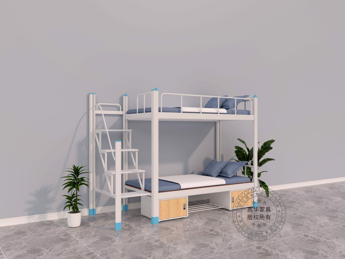 员工宿舍双层铁床-GH-S-071