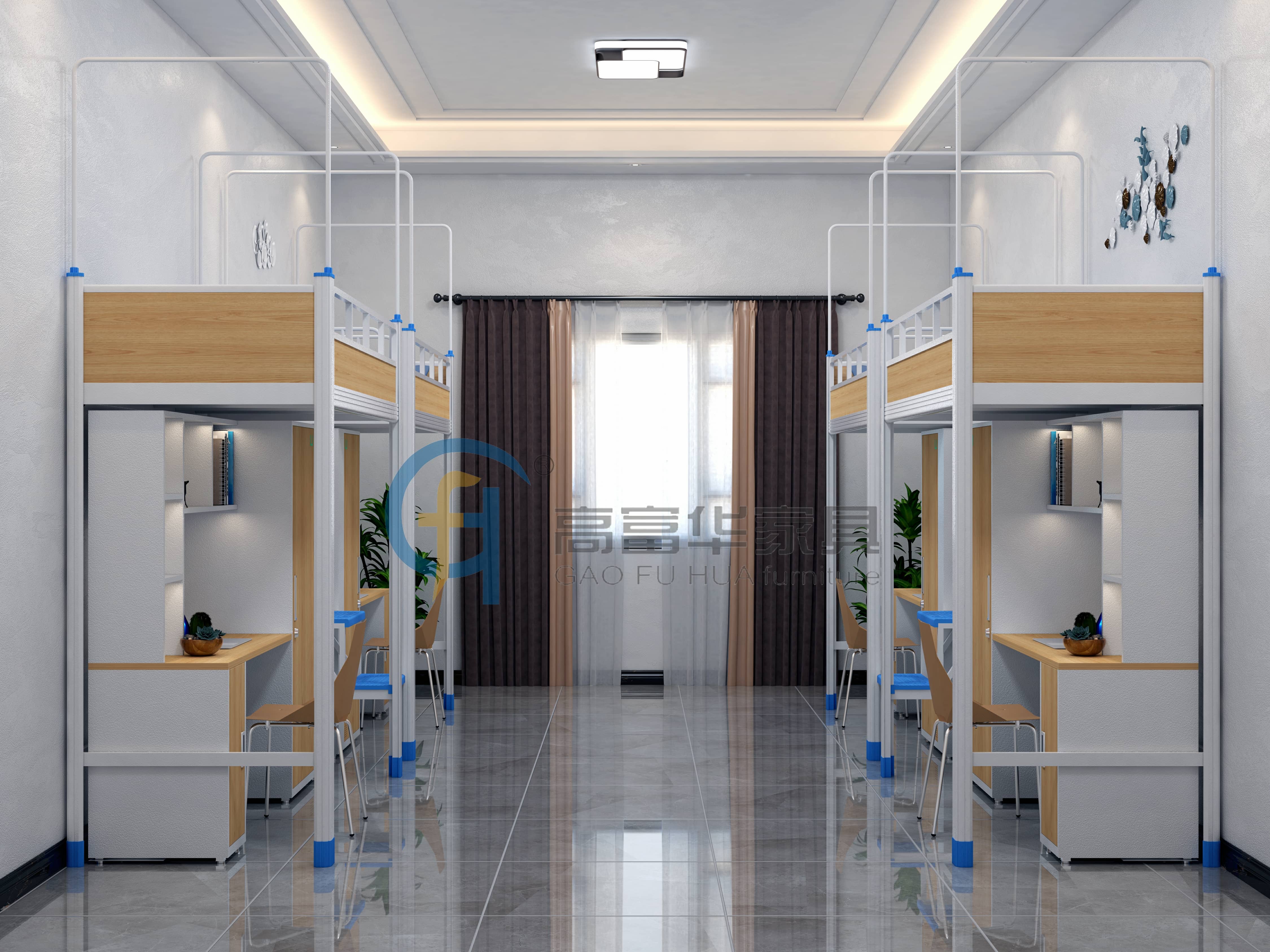 为什么大家喜欢用铁架床上床下桌？