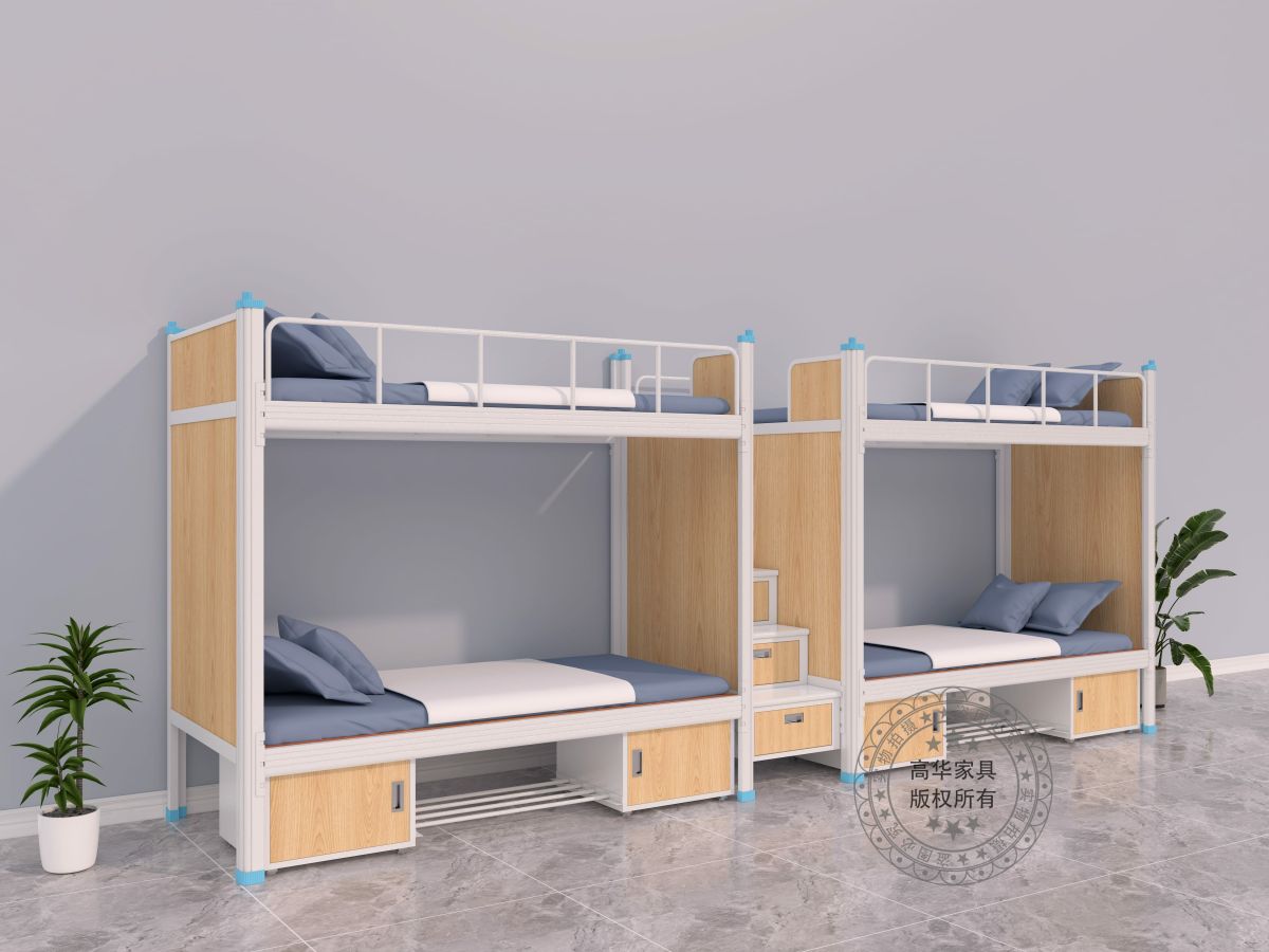 学生双层铁床图片
